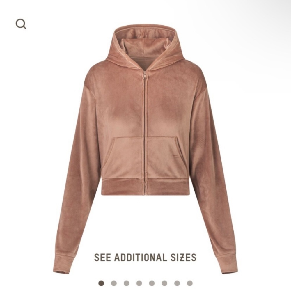 SKIMS M velour hoodie (only the hoodie!)
